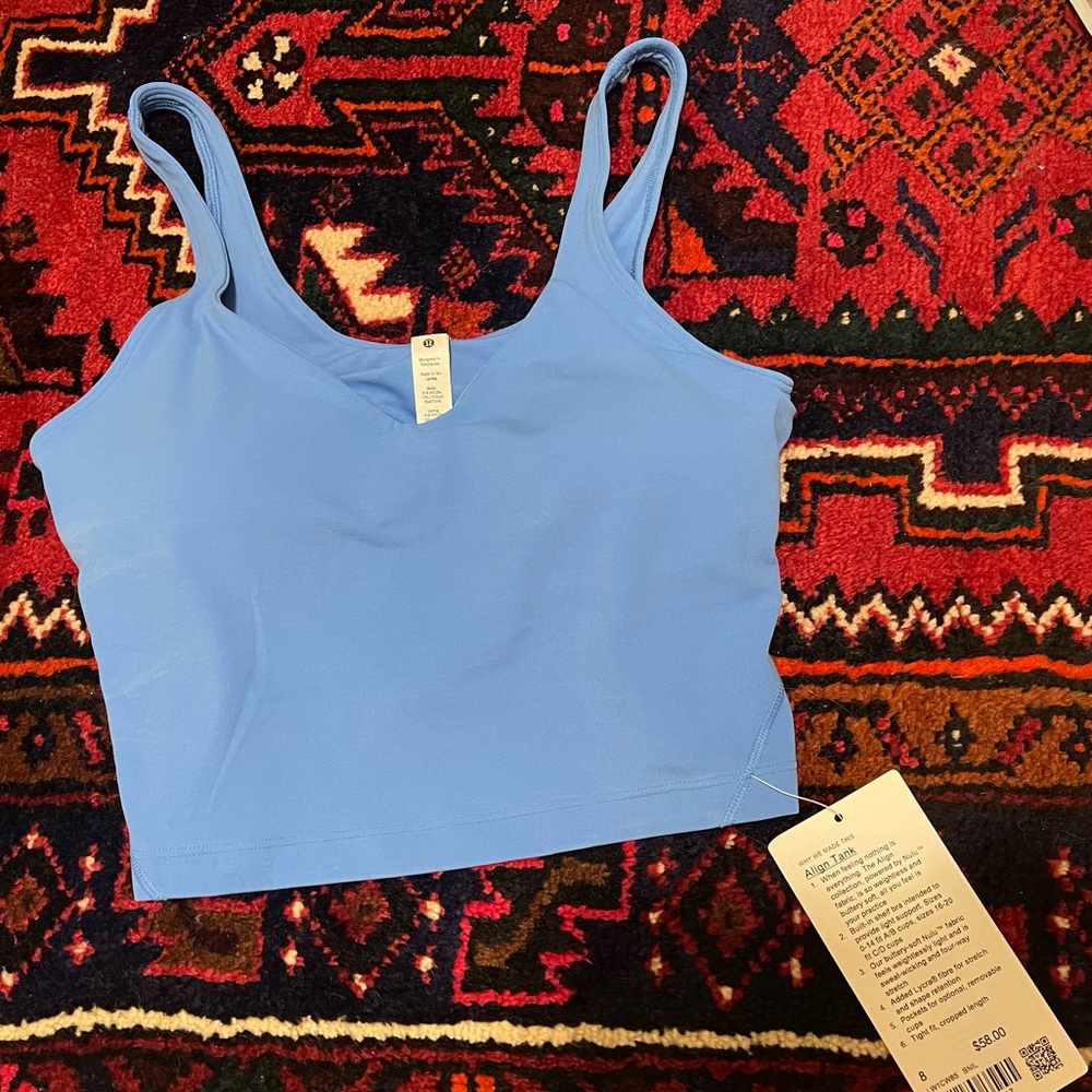 Lululemon blue nile align tank NWT